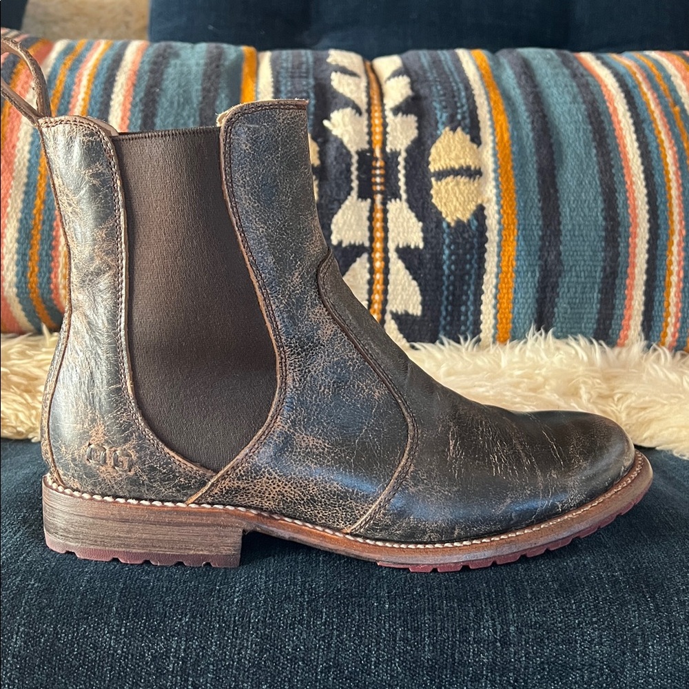 Brand New Never Worn Bed Stu Nandi Chelsea Boots Black Lux Color Size 9
